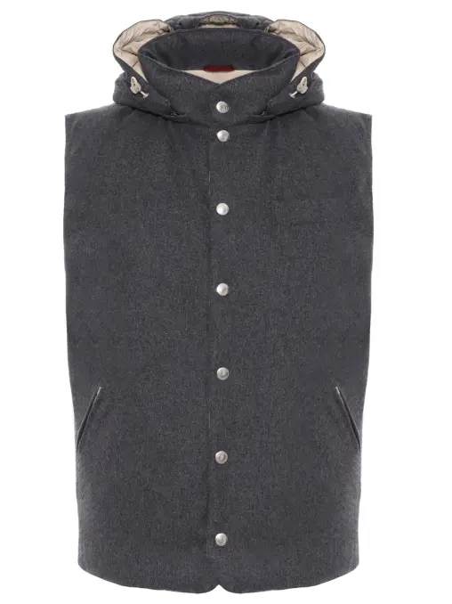 Жилет стеганый BRUNELLO CUCINELLI