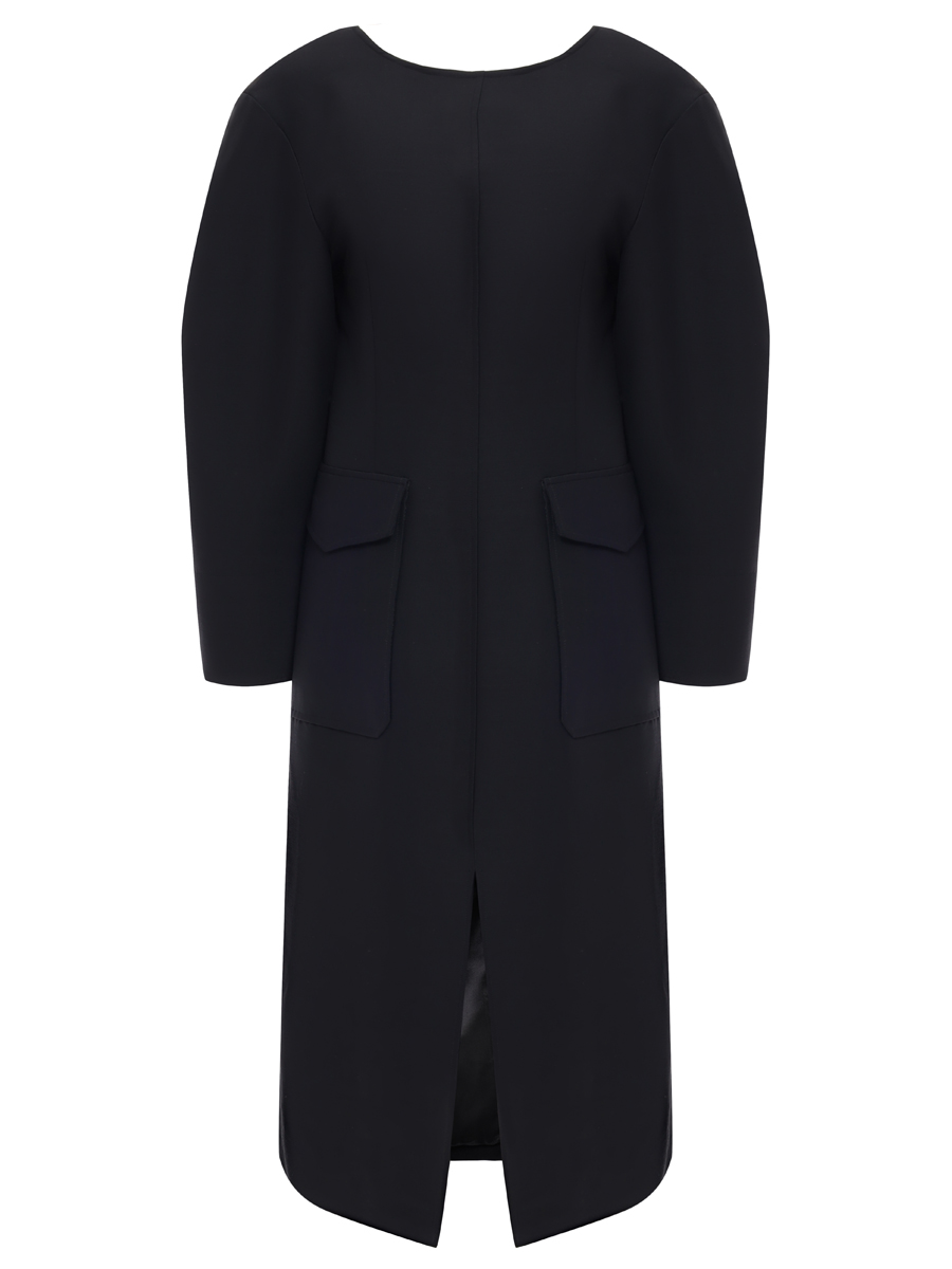 Платье из вискозы и шерсти