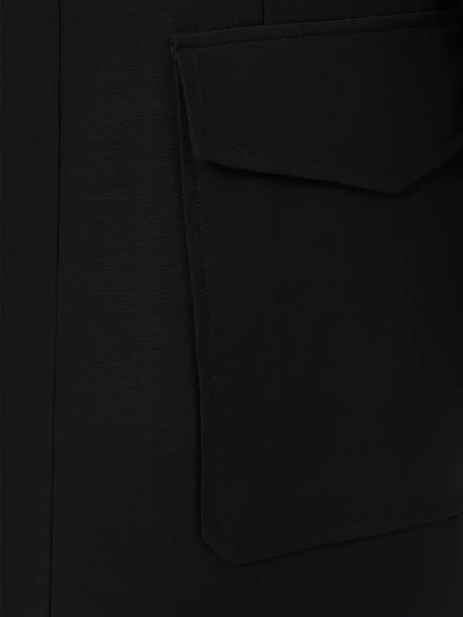 Платье из вискозы и шерсти