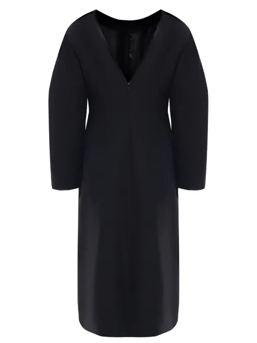 Платье из вискозы и шерсти CO