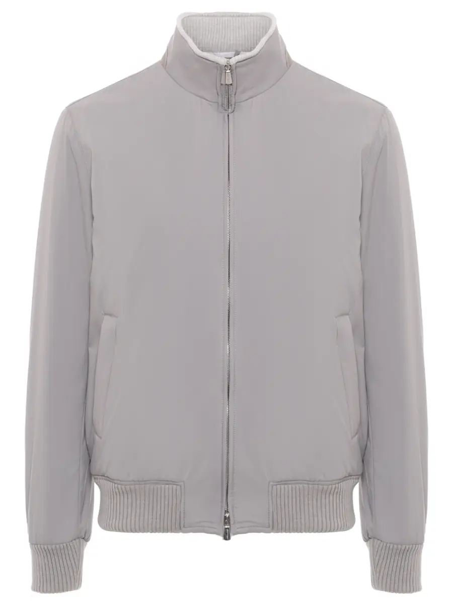 Бомбер однотонный