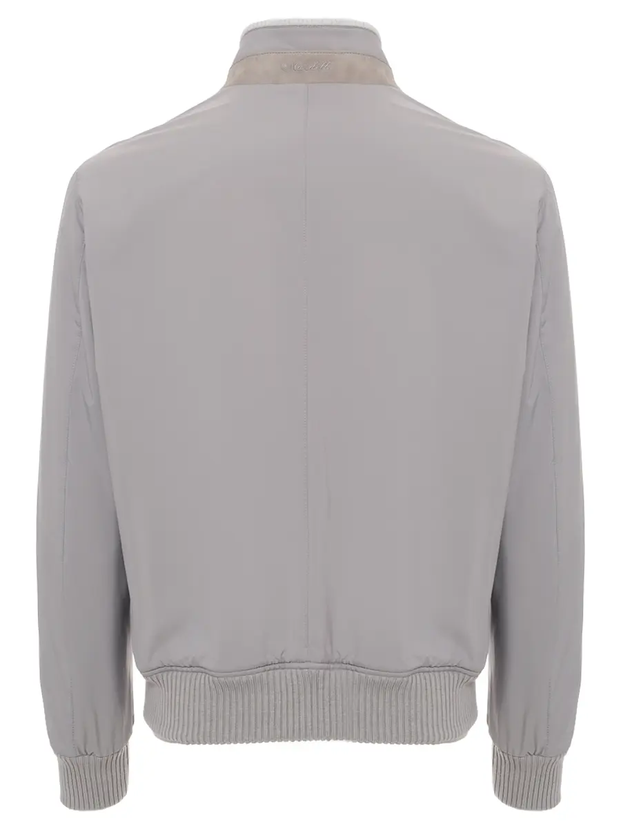 Бомбер однотонный