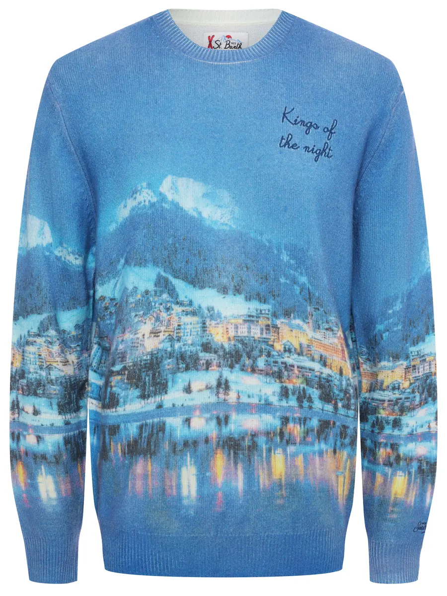 Джемпер с принтом