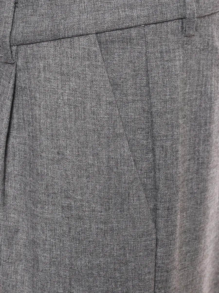 Брюки однотонные