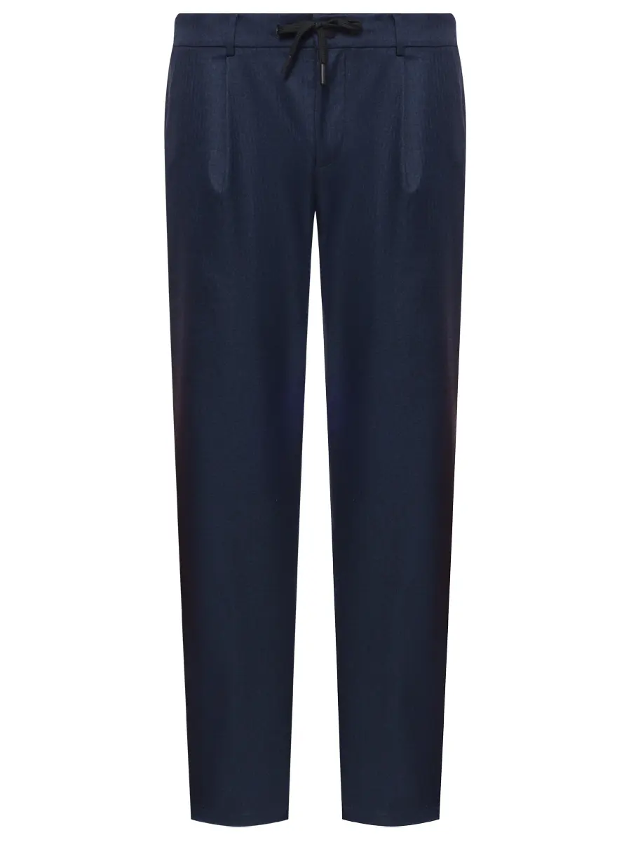 Брюки однотонные