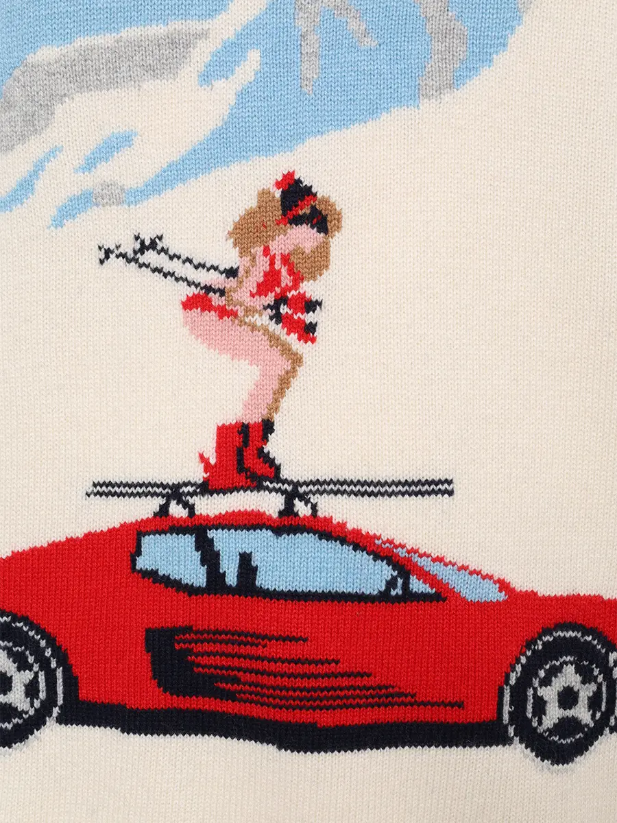 Джемпер с принтом