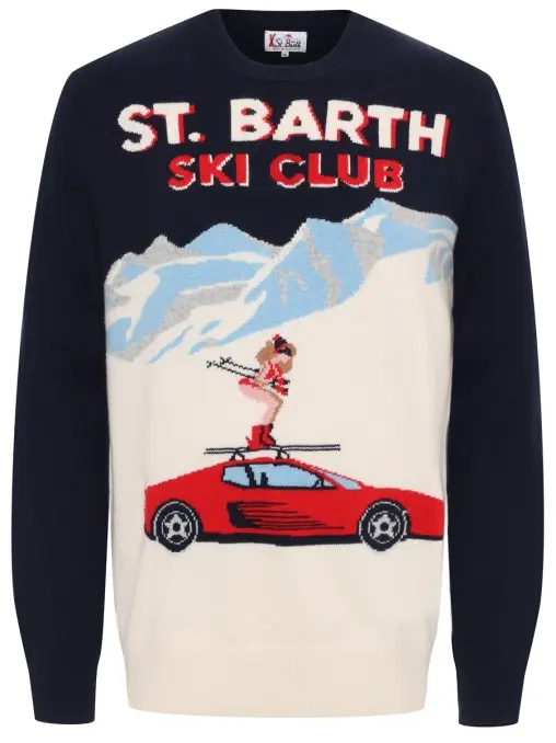 Джемпер с принтом MC2 SAINT BARTH