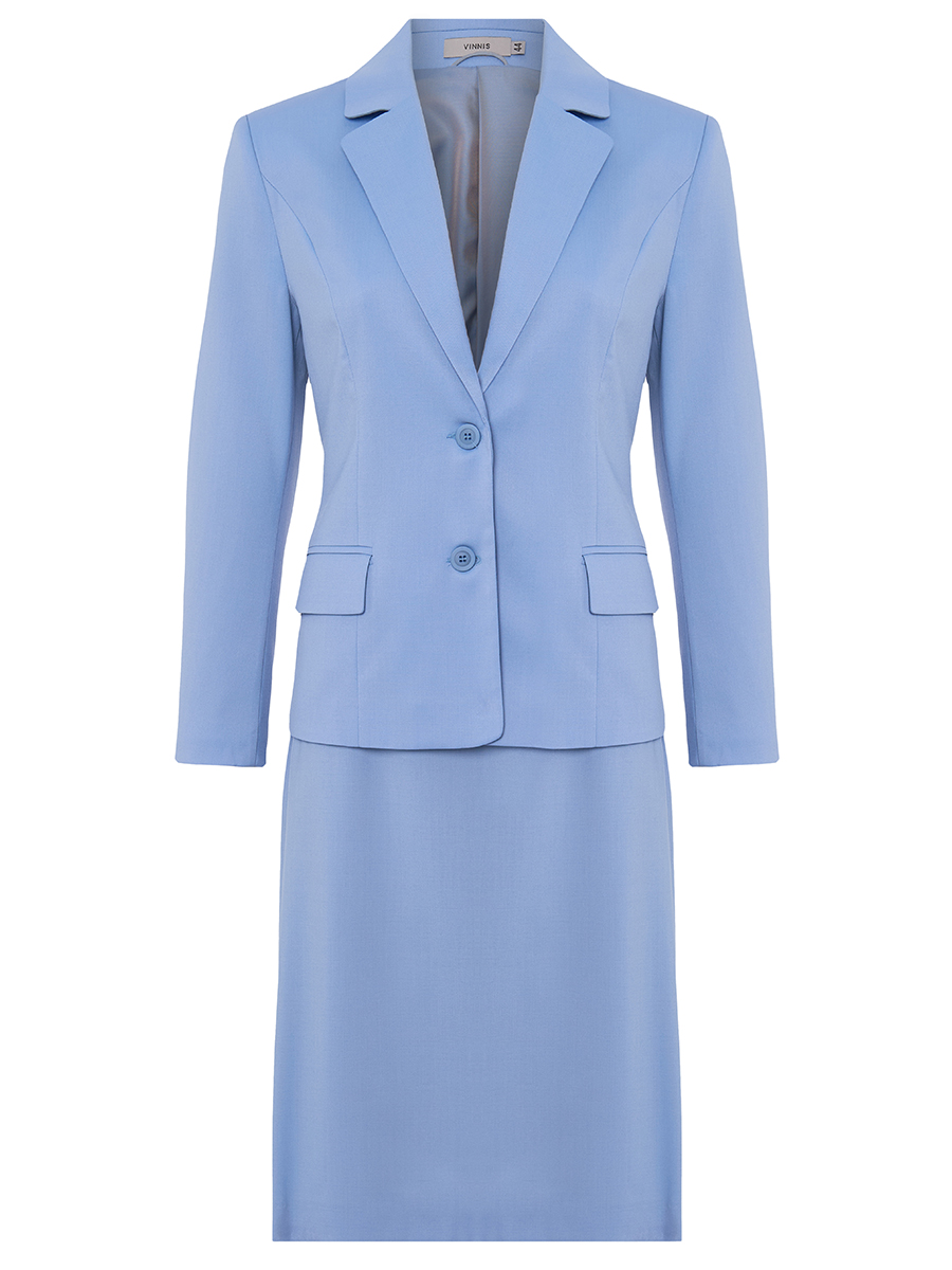 Костюм однотонный