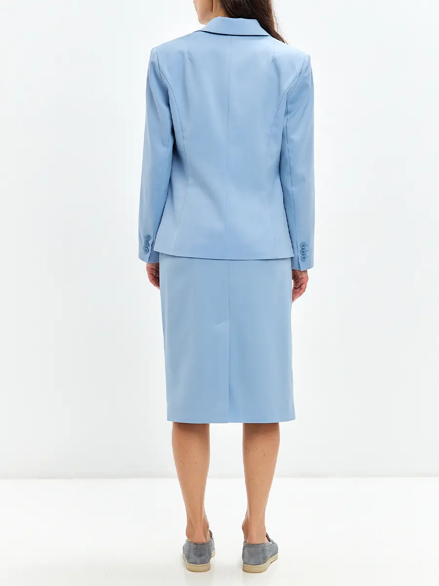 Костюм однотонный