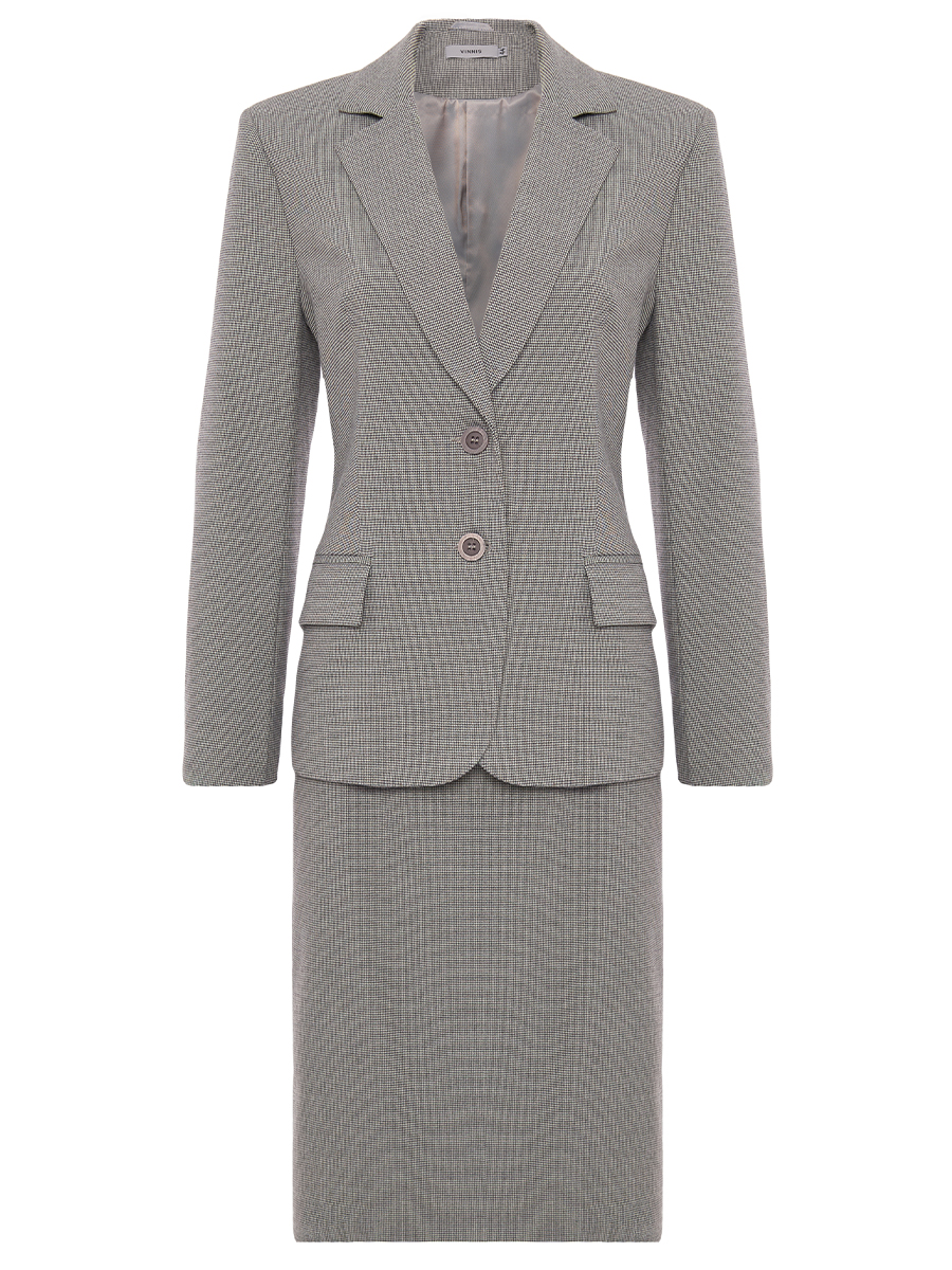 Костюм однотонный