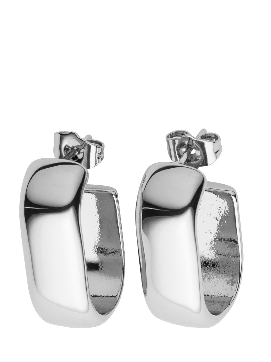 Серьги овальные