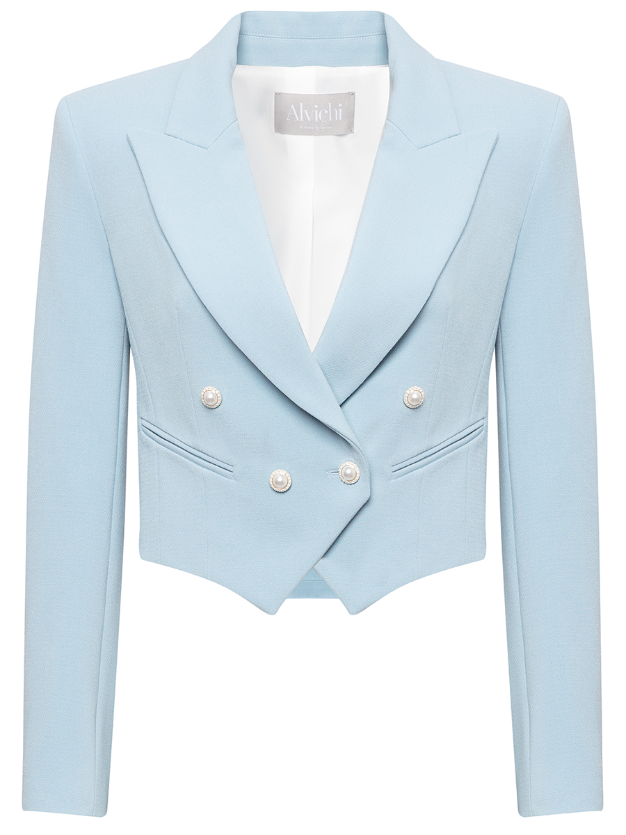 Жакет однотонный