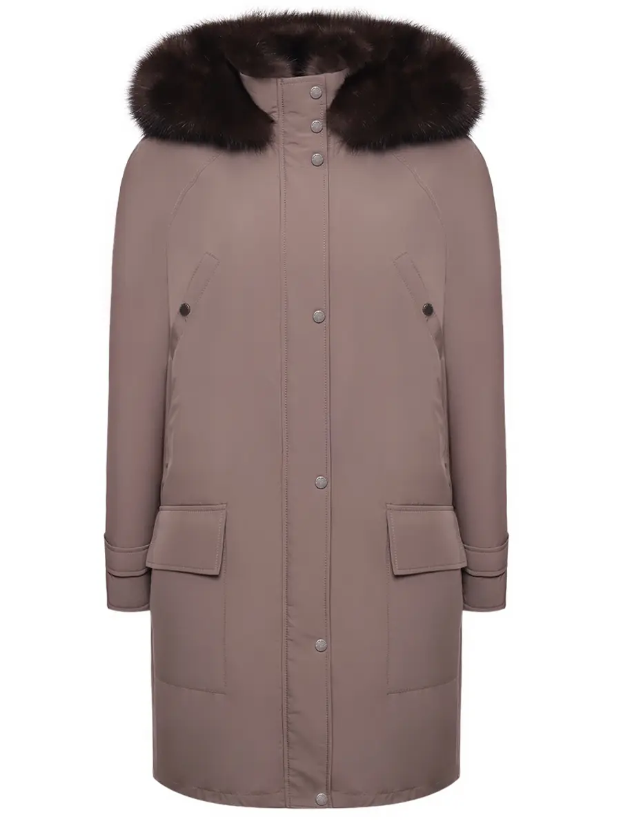 Парка Nicole с мехом соболя