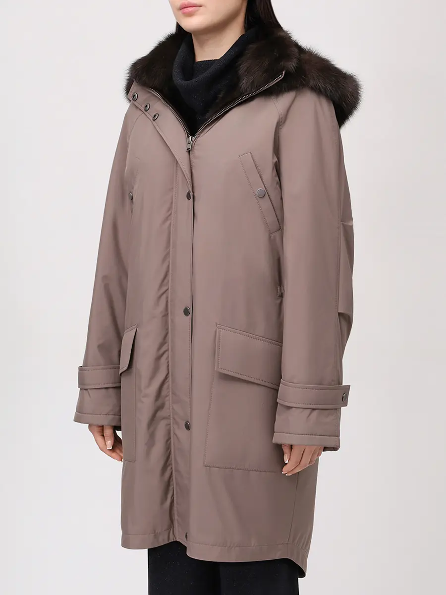 Парка Nicole с мехом соболя