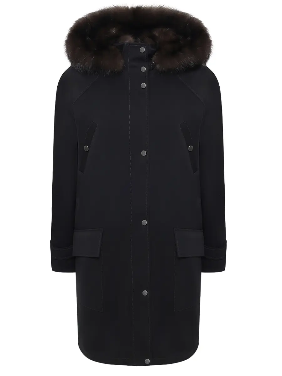 Парка Nicole с мехом соболя