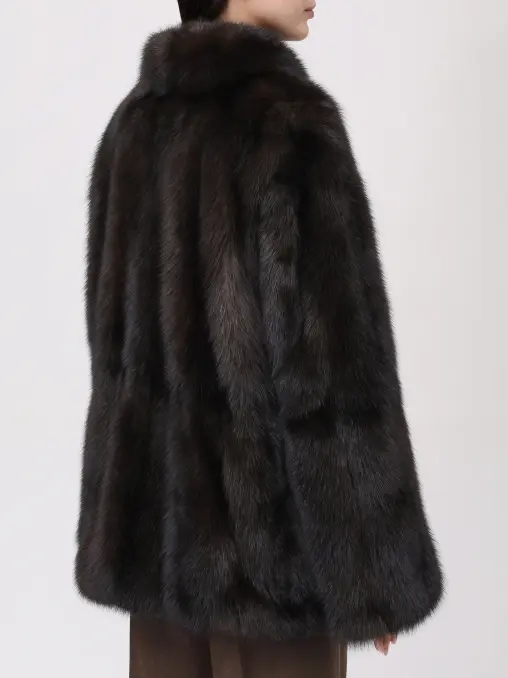 Шуба соболиная BLACK SABLE