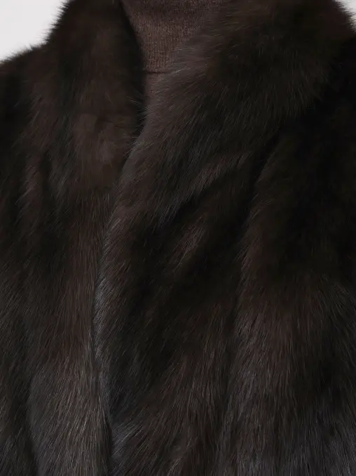 Шуба соболиная BLACK SABLE