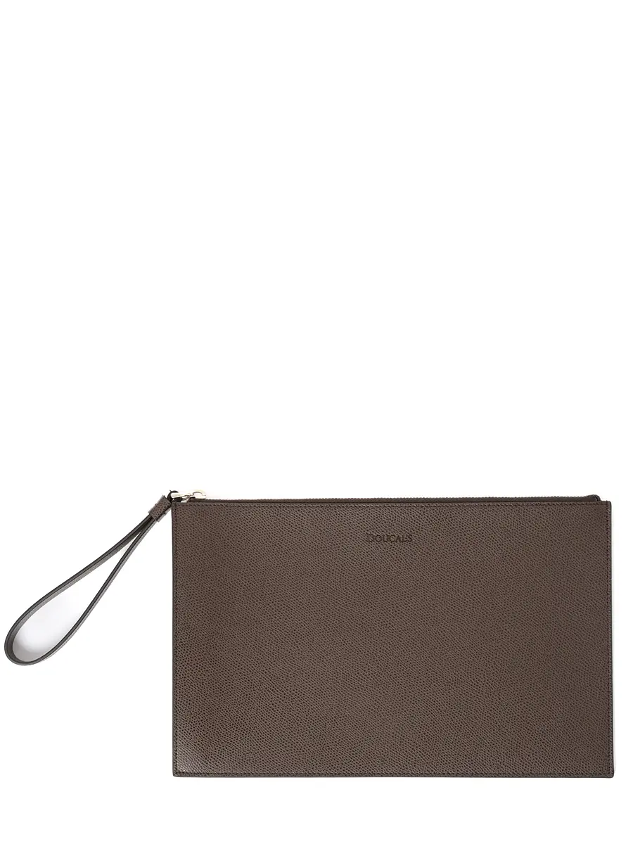 Клатч кожаный