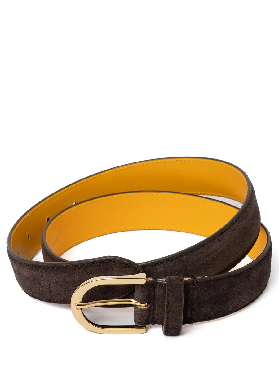 Ремень замшевый