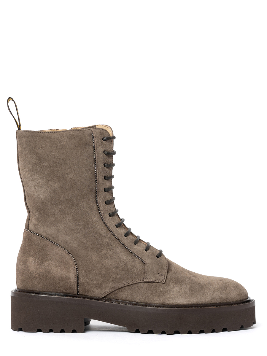 Ботинки замшевые на меху