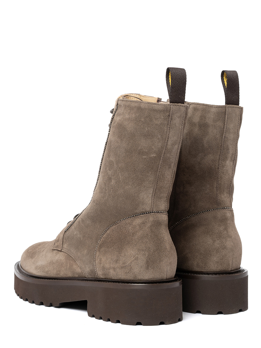 Ботинки замшевые на меху