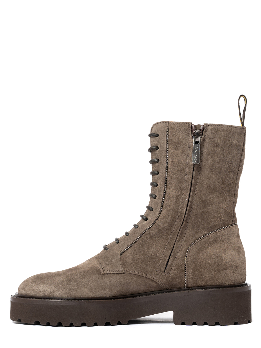 Ботинки замшевые на меху