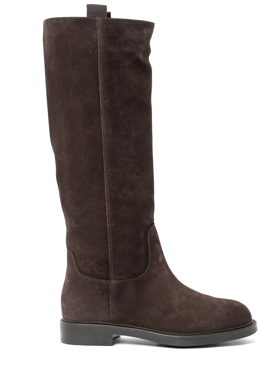 Сапоги замшевые