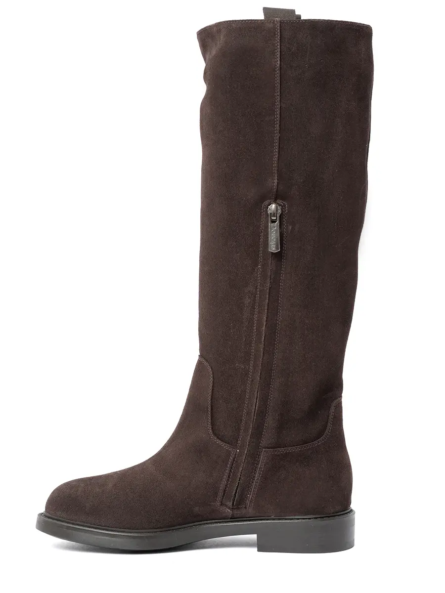 Сапоги замшевые