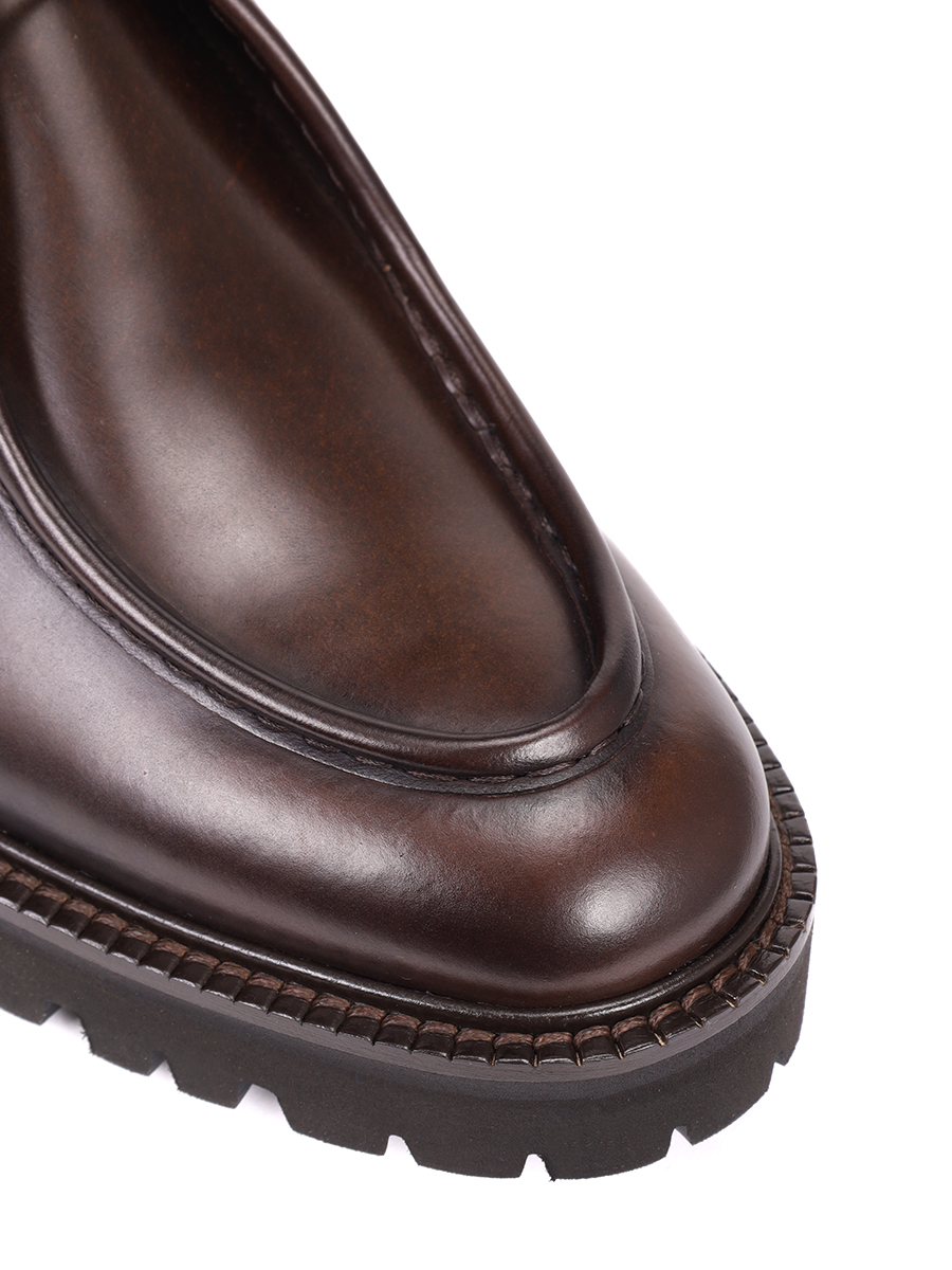 Полуботинки кожаные