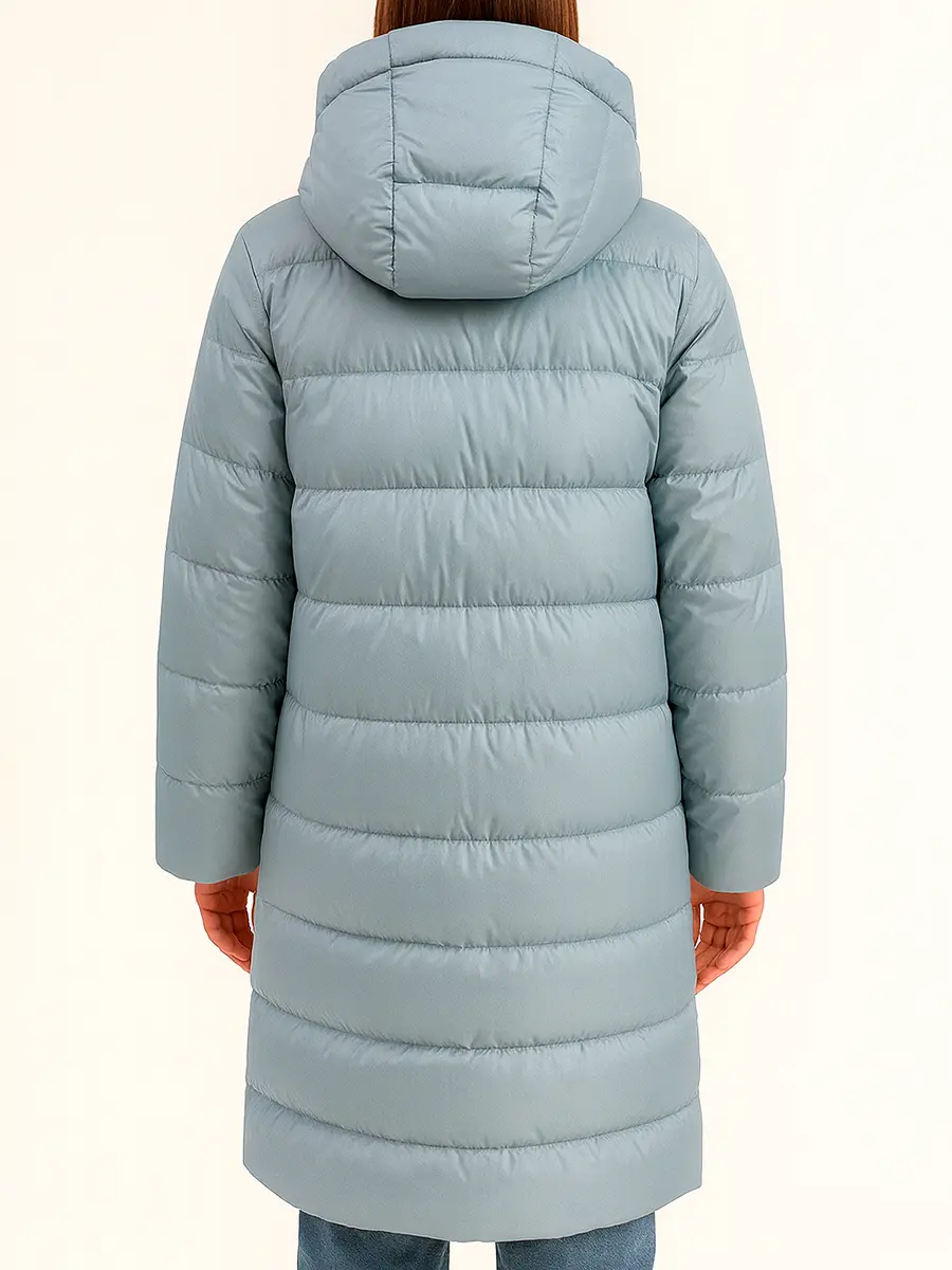 Пуховик стеганый