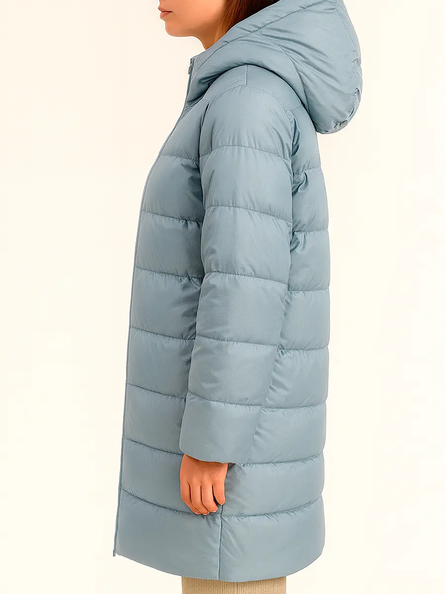 Пуховик стеганый