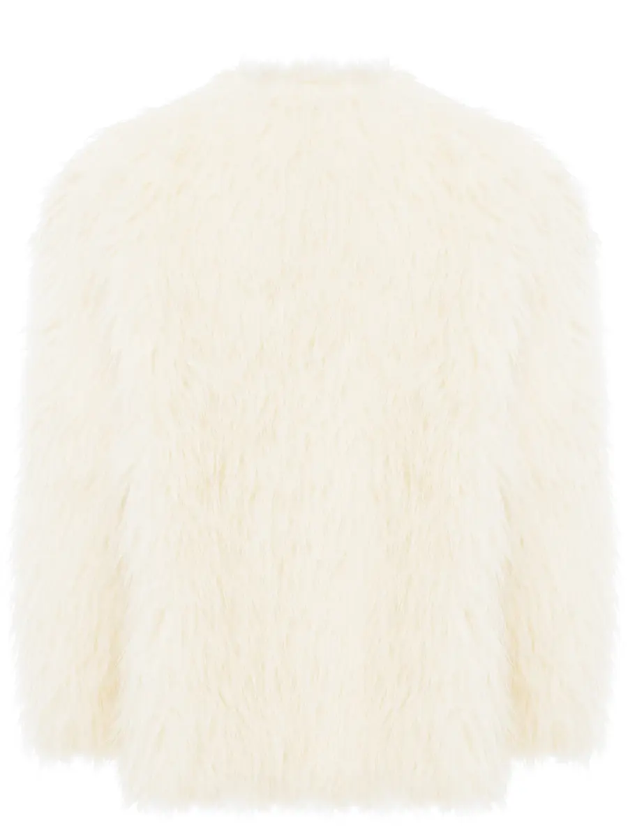 Шуба из натуральной шерсти