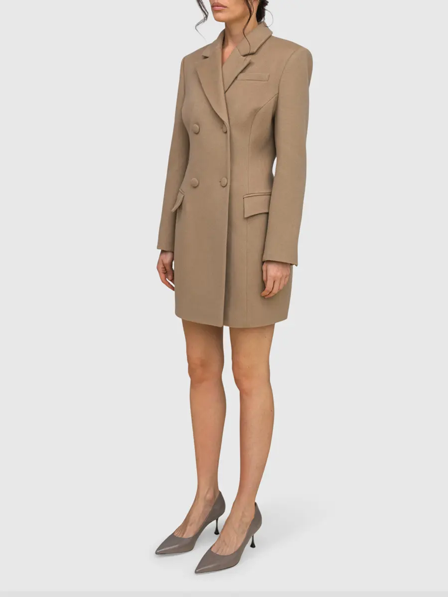 Платье-жакет кашемировое