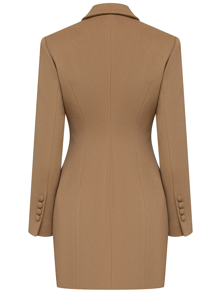 Платье-жакет кашемировое