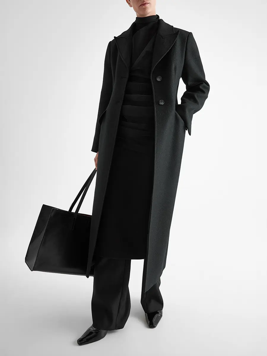 Пальто шерстяное