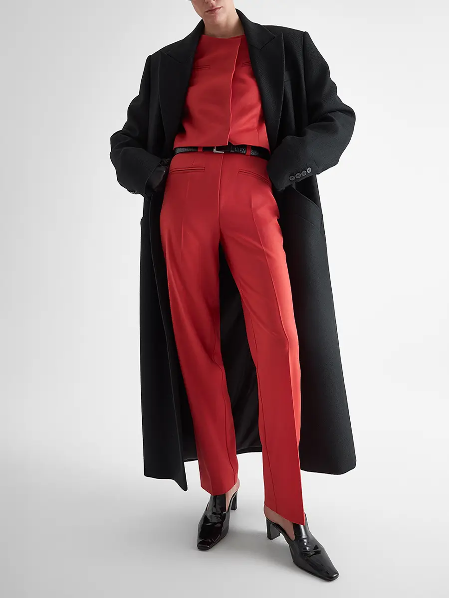 Пальто шерстяное