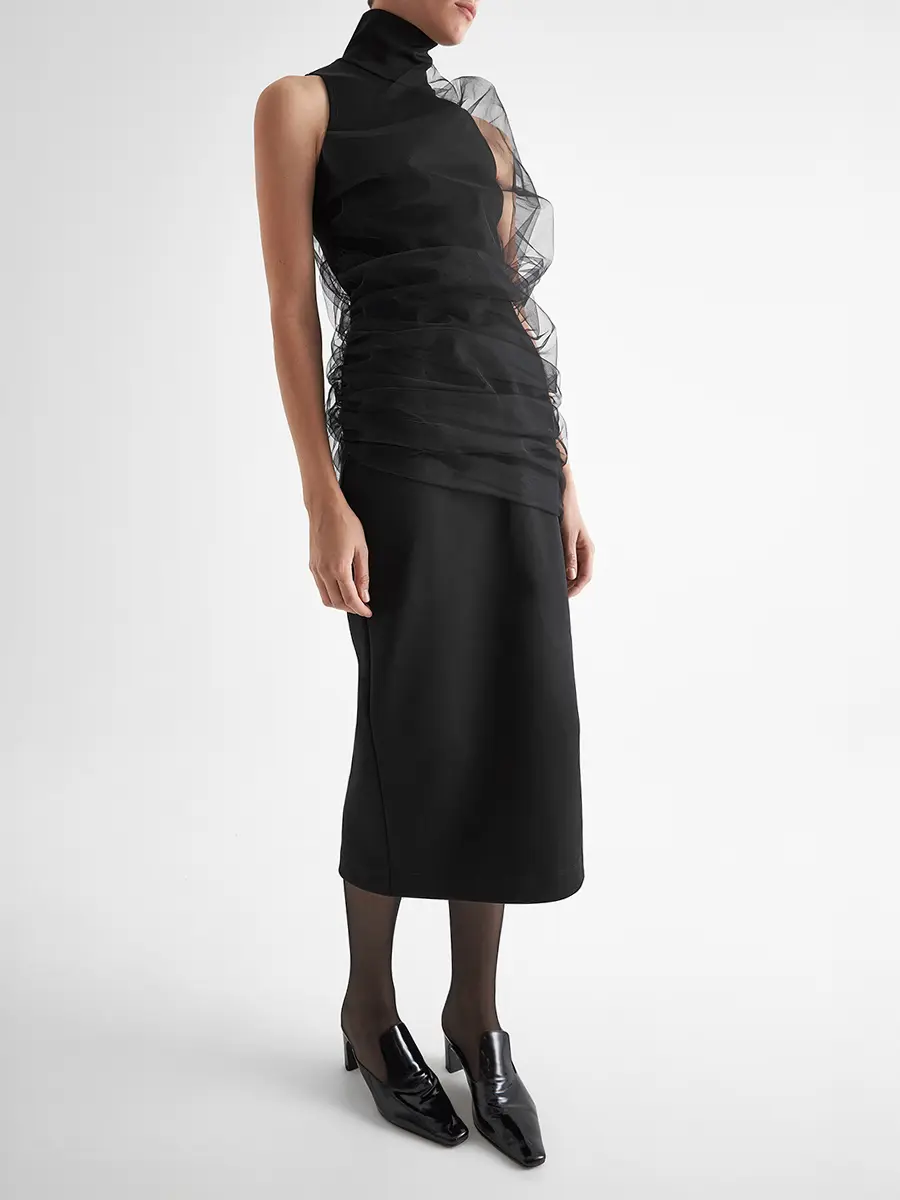 Платье с драпировкой