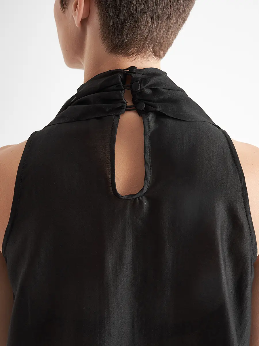 Блуза из шелка и хлопка