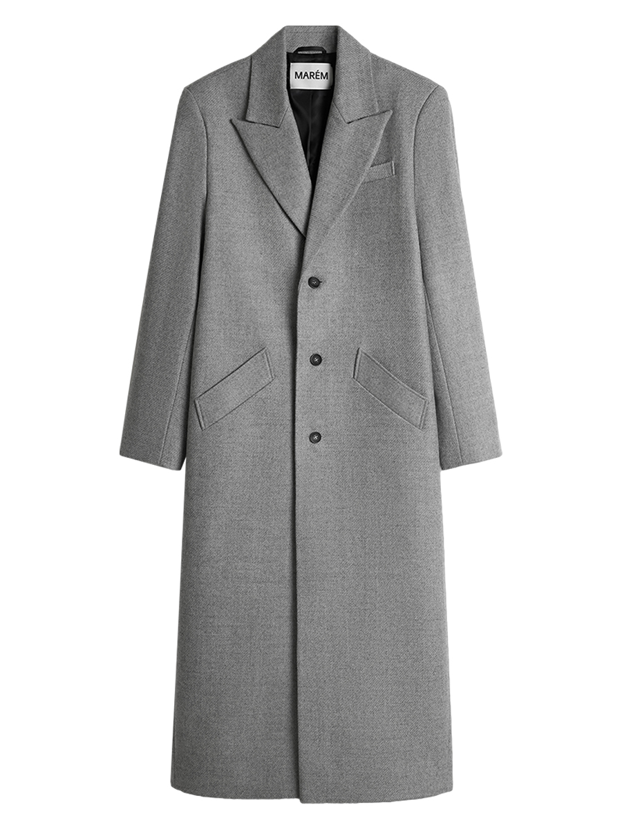 Пальто шерстяное