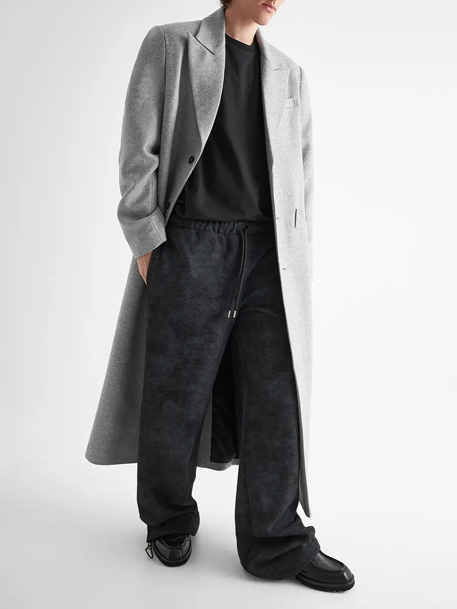 Пальто шерстяное