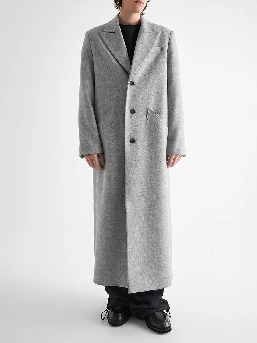 Пальто шерстяное