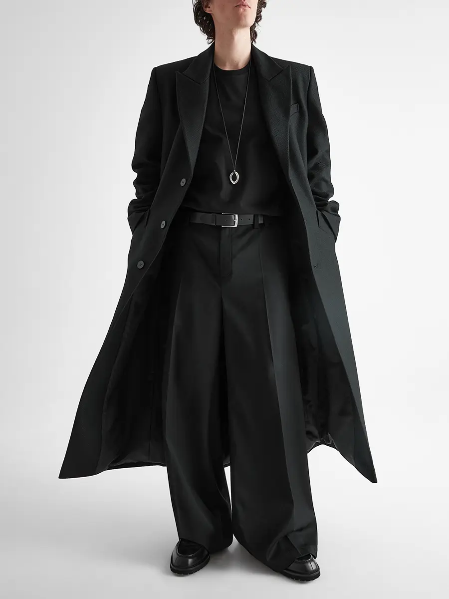 Пальто шерстяное