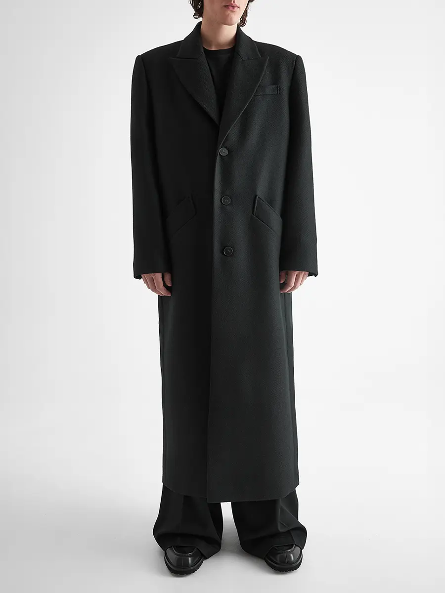 Пальто шерстяное