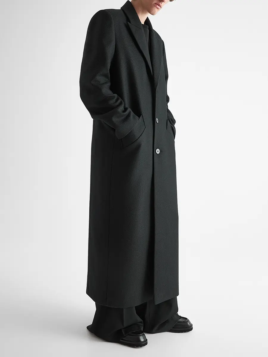 Пальто шерстяное