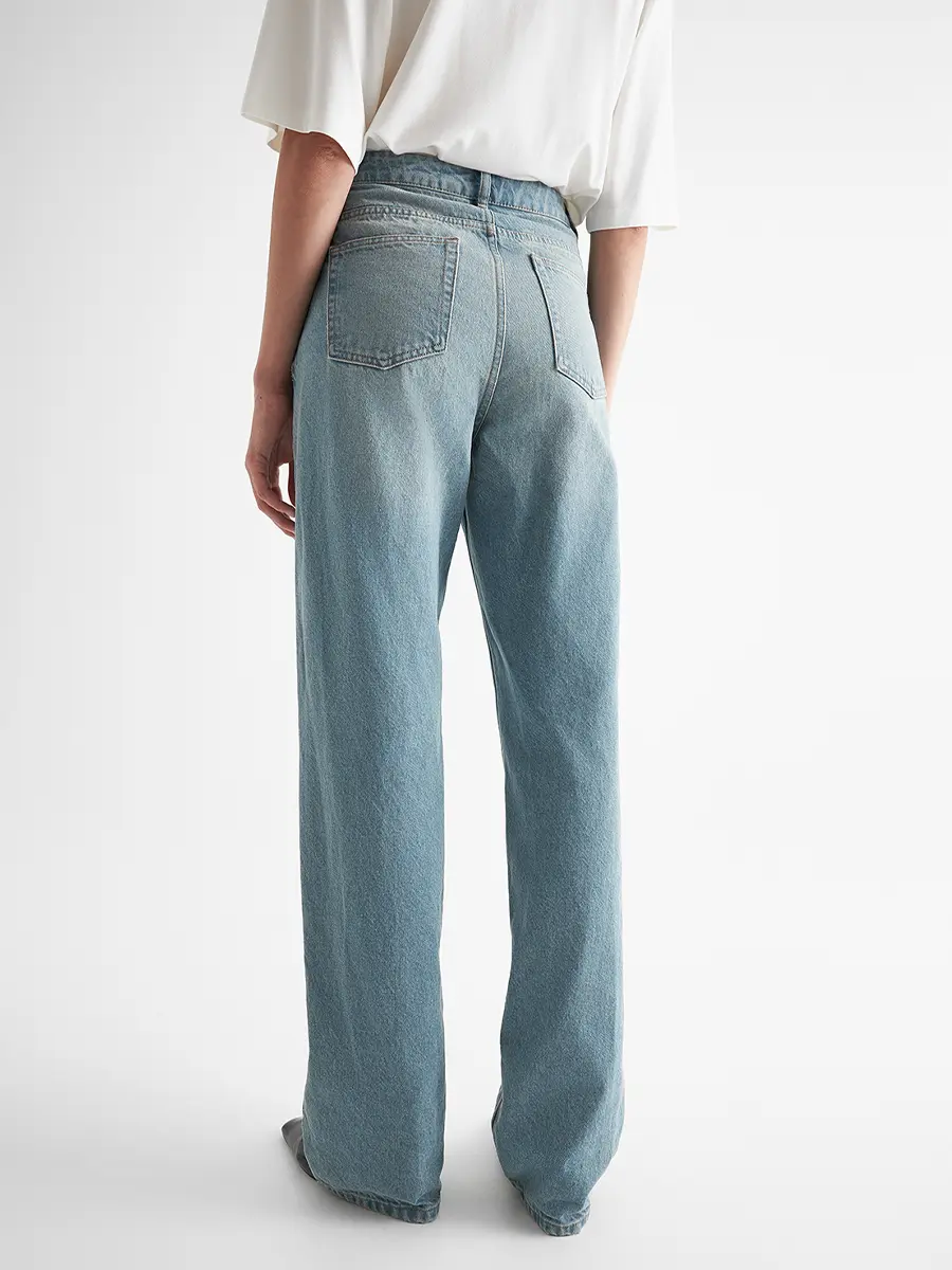 Джинсы Straight Fit хлопковые