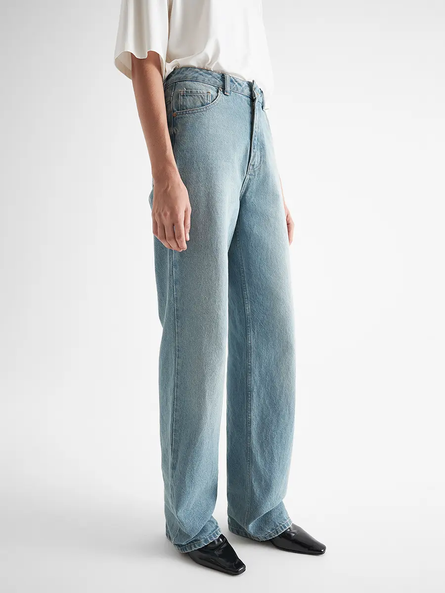 Джинсы Straight Fit хлопковые