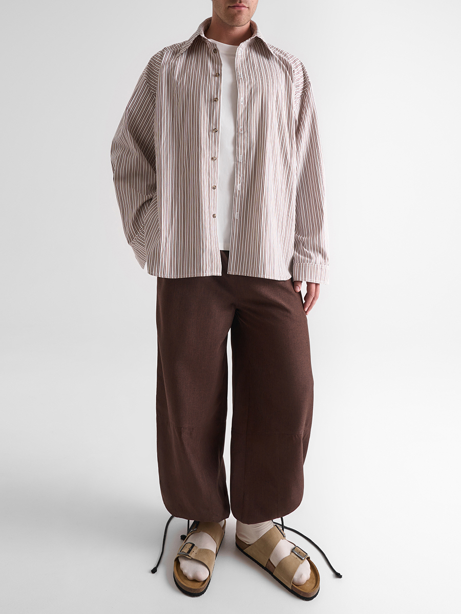 Брюки однотонные