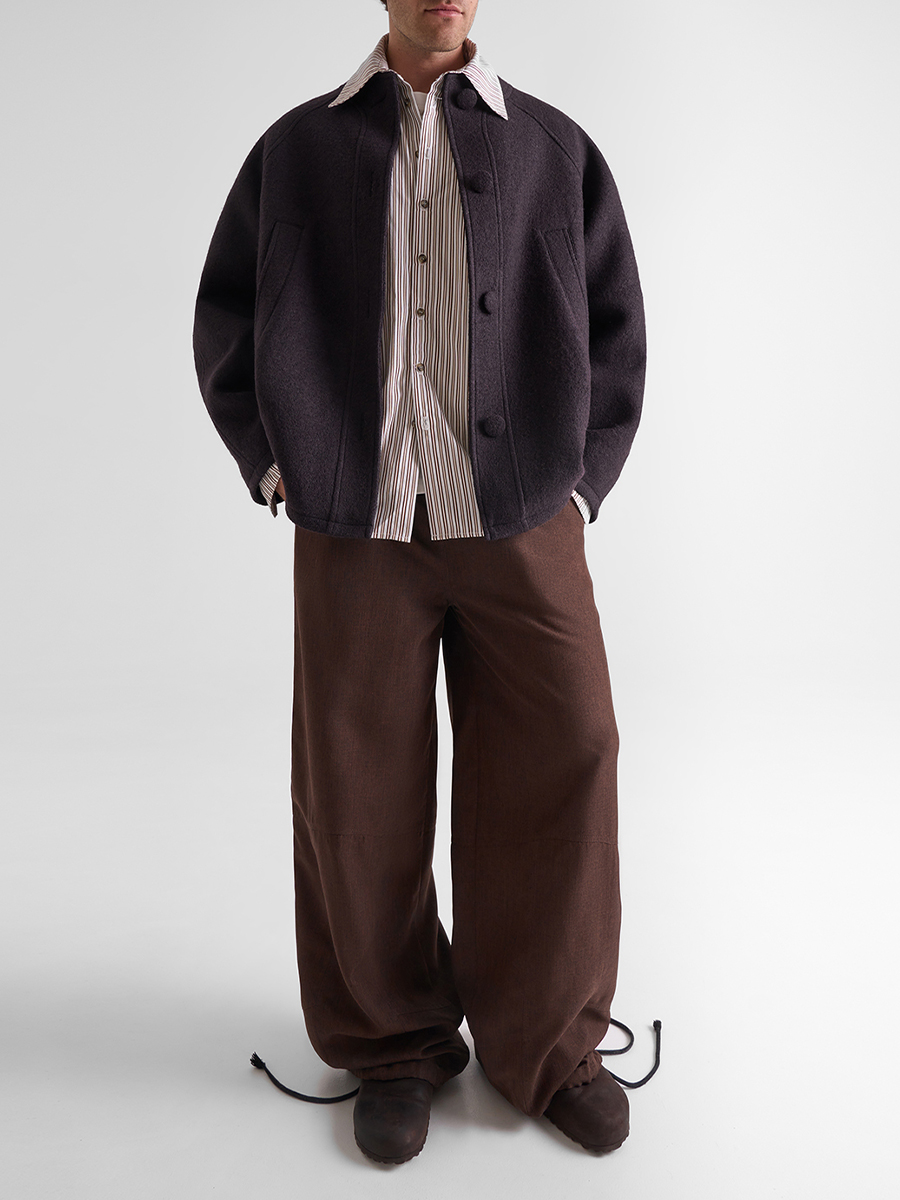 Брюки однотонные