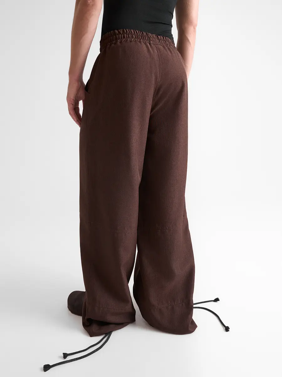 Брюки однотонные