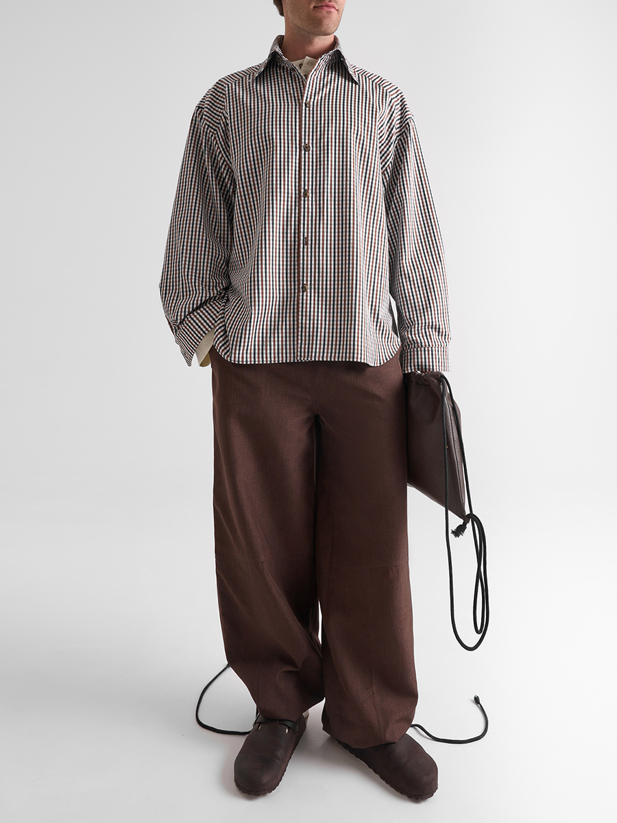 Брюки однотонные